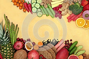 Vegan Health Food High in Dietary Fibre