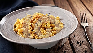 vegan mac and non-cheese, AI generated