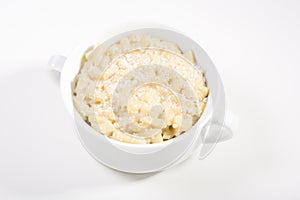 Vegan Macaroni and Cheese on White