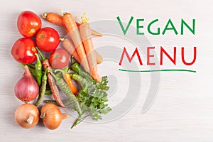 Vegan Menu Concept