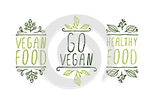 Vegan product labels