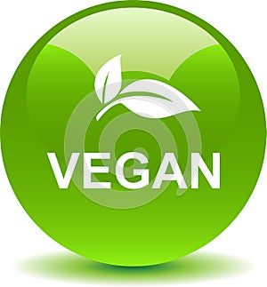 Vegan seal stamp logo