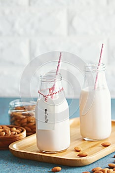 Vegan substitute dairy milk photo