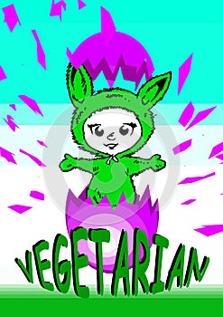 Vegan vegetarian series / easter
