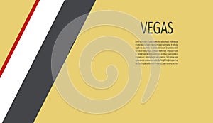 Vegas Golden Knights ice hockey team uniform colors. Template for presentation or infographics.