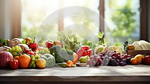 veges background table top