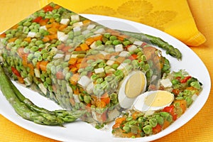 Vegetable aspic photo