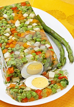 Vegetable aspic photo