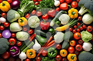 Vegetable background for health day