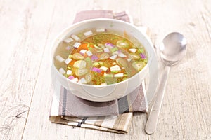 Vegetable and broth