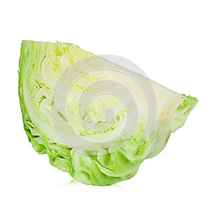 Vegetable cabbage isolated white background. Dietary product. Low-calorie foods. Healthy food