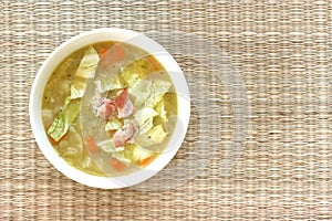 Vegetable cabbage soup