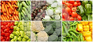 Vegetable collage