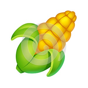 vegetable corn food - isolated illustration transparent background