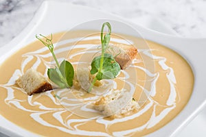 Vegetable cream soup