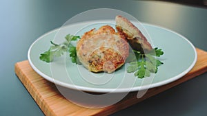Vegetable cutlets from cabbage without meat