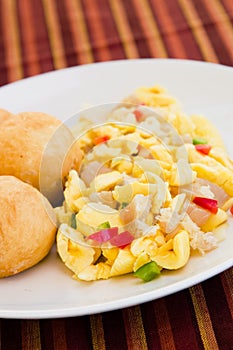 Vegetable Dumpling & Saltfish