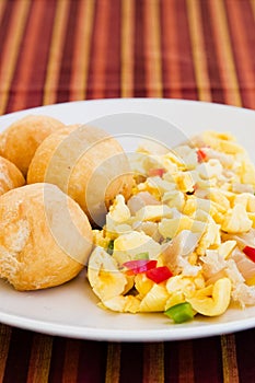 Vegetable Dumpling with Saltfish
