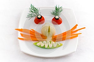 Vegetable face