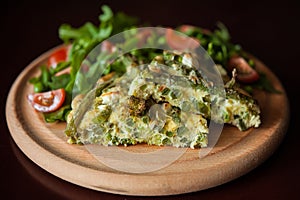 Vegetable frittata photo