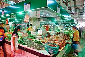 Vegetable fruit market