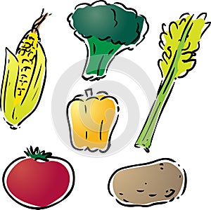 Vegetable illustration