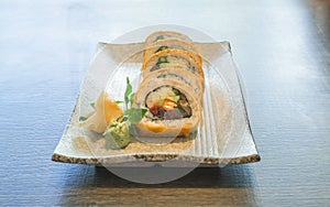 Vegetable Japanese Sushi rolls