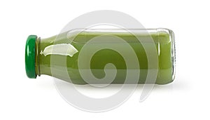 Vegetable  juice bottles isolated