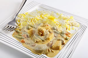 Vegetable korma