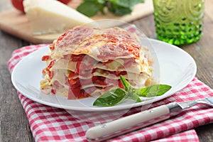 Vegetable lasagna