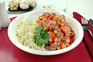 Vegetable And Lentil Hotpot With Couscous