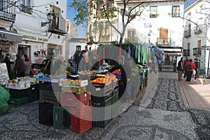 Vegetable market in Granada, Andalusia