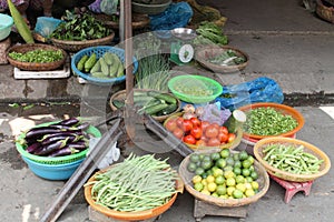 Vegetable Market Vietnam