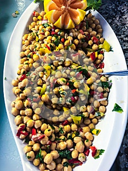 Vegetable mix with chickpeas