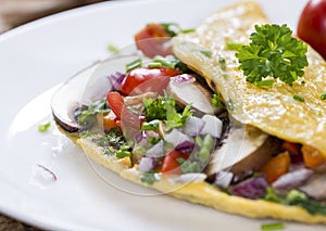 Vegetable Omelette