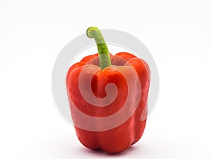 vegetable red pepper isolated white background