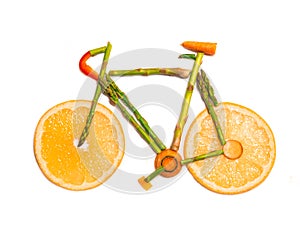 Vegetable road bike