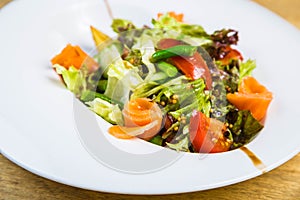 Vegetable salad photo