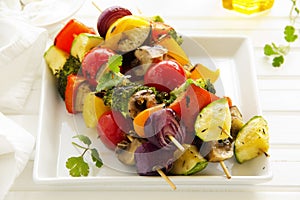 Vegetable Skewers (ratatouille)