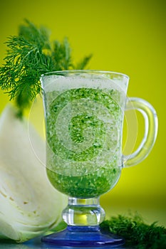 Vegetable smoothie cabbage