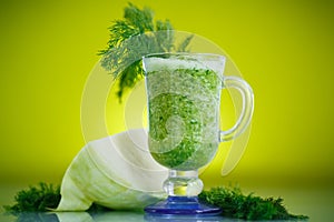 Vegetable smoothie cabbage