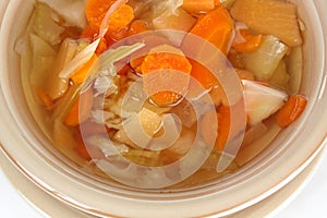Vegetable soup photo