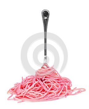 Vegetable spaghetti photo