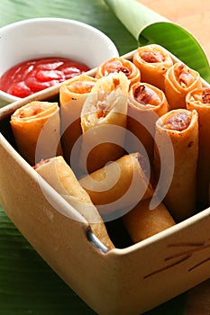 Vegetable spring rolls