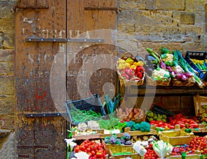 Vegetable Stand Florence Italy