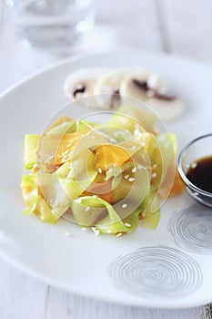 Vegetable tagliatelles