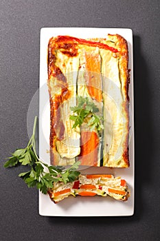 Vegetable terrine