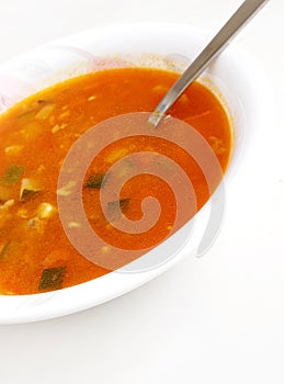 Vegetable tomato soup