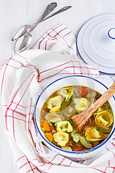 Vegetable Tortellini Soup