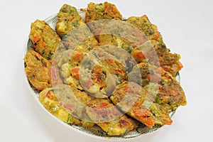 Vegetable vegetarian pakoras